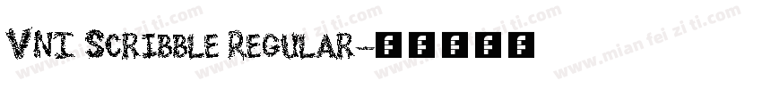 VNI Scribble Regular字体转换